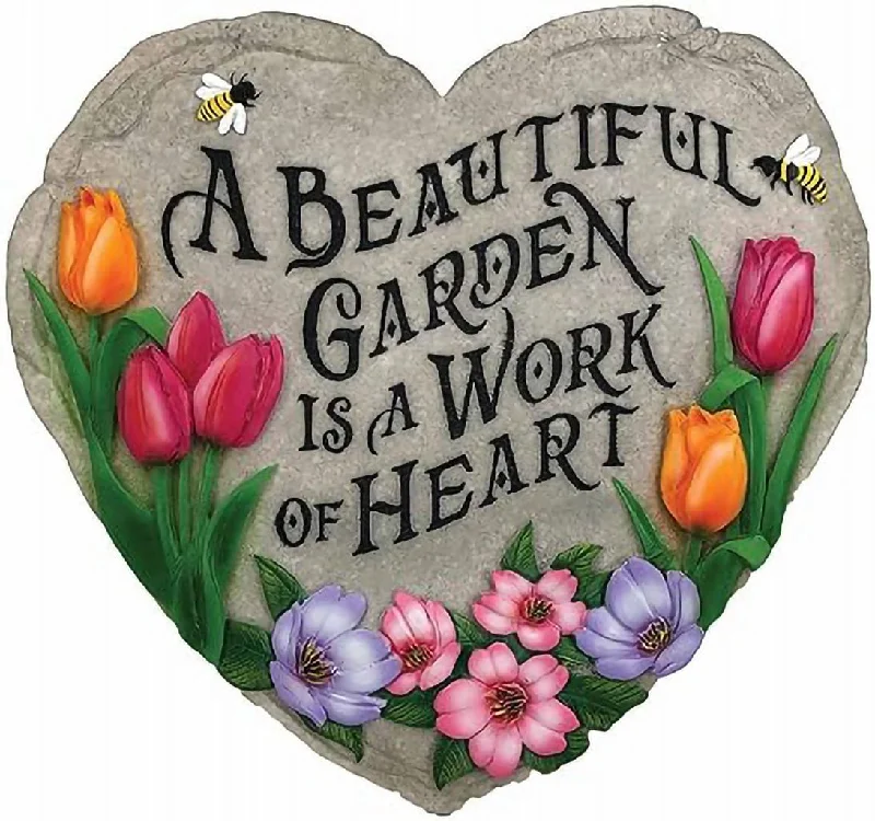 Spoontiques :  Beautiful Garden Stepping Stone