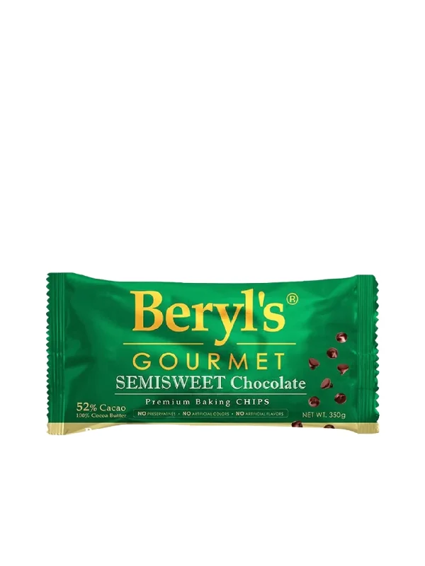 BERYL'S GOURMET SEMISWEET CHOCOLATE CHIPS 350G