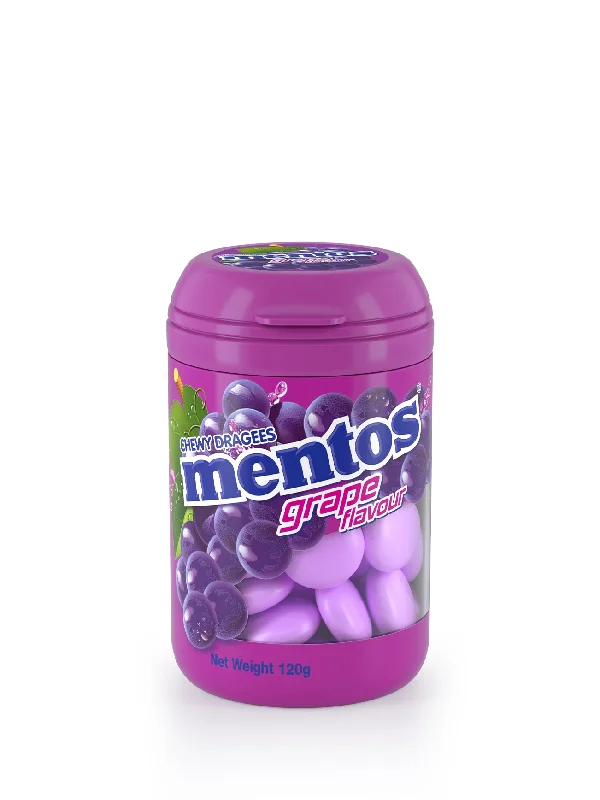 MENTOS BOTTLE MIX GRAPE 120G