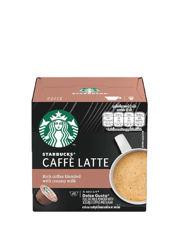 STARBUCKS CAFFE LATTE CAPS 121G