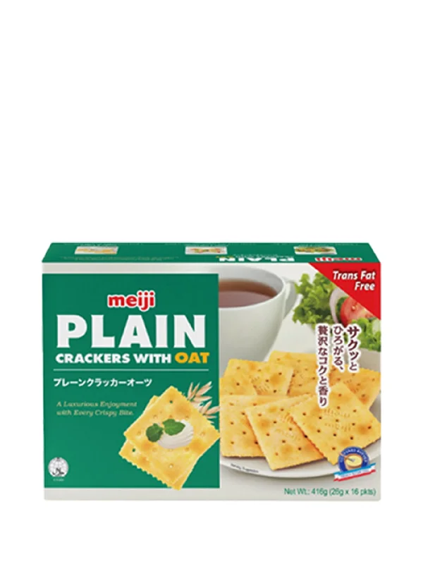 MEIJI PLAIN CRACKER OAT 416G