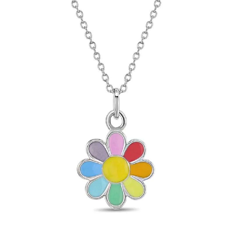 In Season Jewelry : Flower Power Children's Pendant Necklace