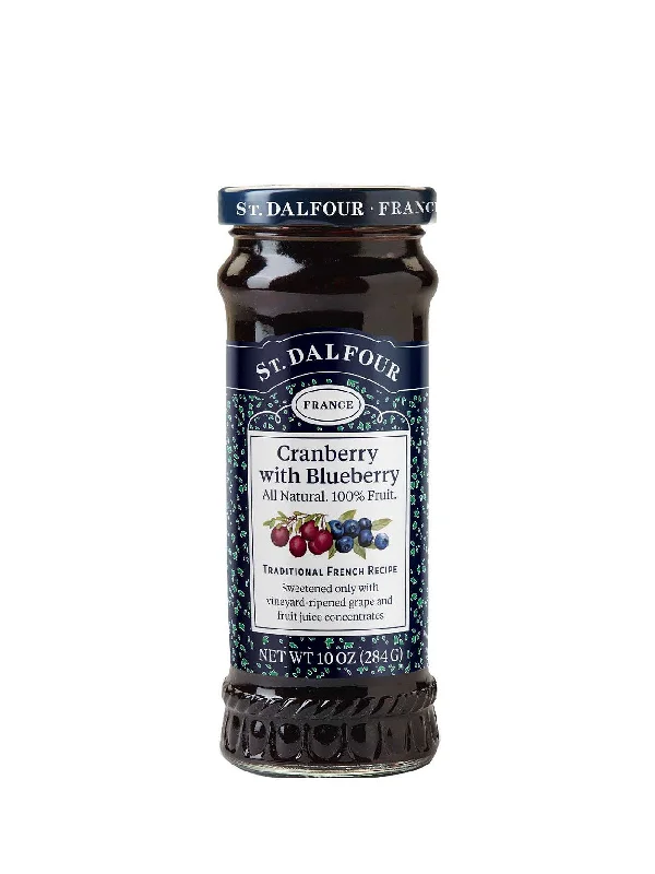 ST.DALFOUR CRANBERRY & BLUEBERRY JAM 284G