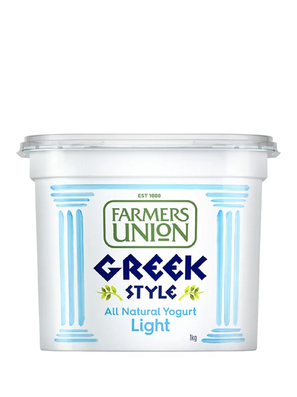 FARMERS UNION GREEK STYLE LIGHT YOGURT 1KG