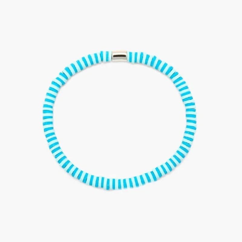 Pura Vida : Canal Blues Seascape Stretch Bracelet