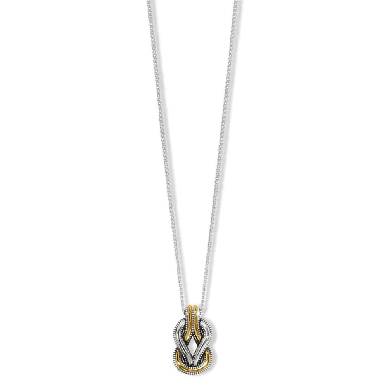 Brighton : Interlok Harmony Two Tone Petite Necklace