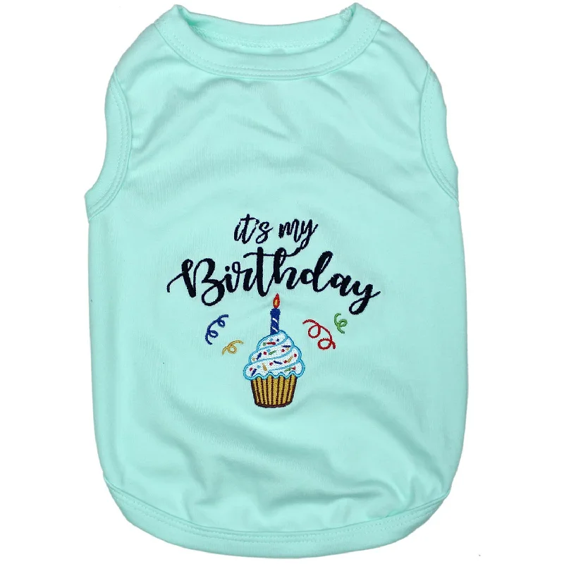 Birthday Boy Dog Tank by Parisian Pet - Blue