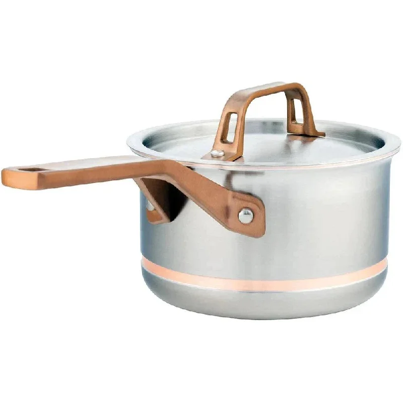 Meyer CopperClad 3.1 L Saucepan with Lid 3906-20-31