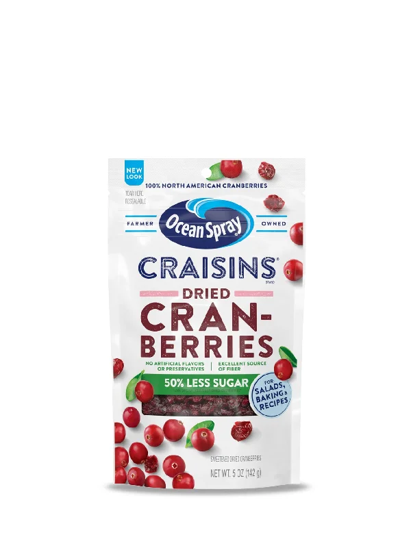 OCEAN SPRAY CRAISINS 50% LESS SUGAR 142G