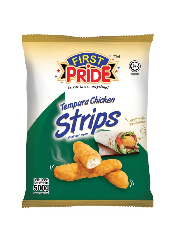 FIRST PRIDE TEMPURA CHICKEN STRIPS 500G