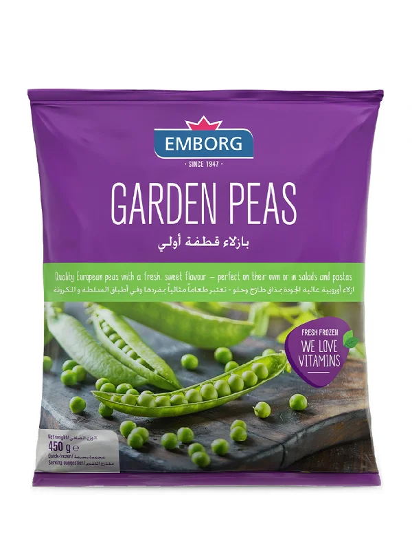 EMBORG GARDEN PEAS 450GM