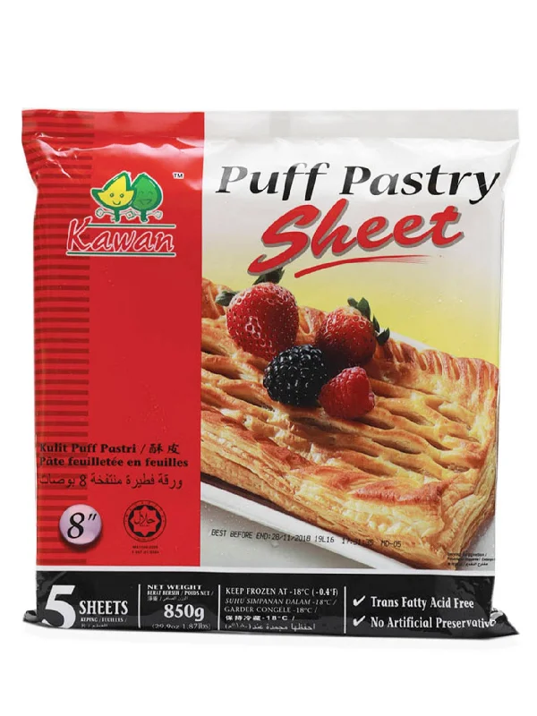 KAWAN PUFF PASTRY SHEET 8IN 5'SX170GM