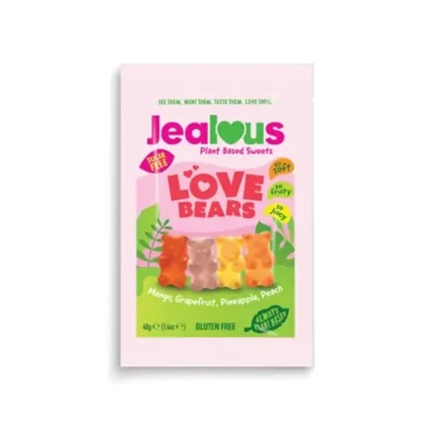 Jealous Sweets Sugar Free Love Bears Impulse Bag 40g (10pk)