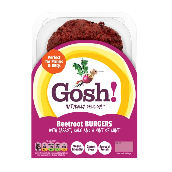 Gosh Beetroot Burger 12x110g