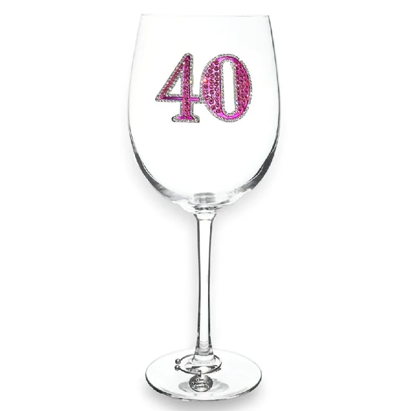 The Queens' Jewels : 40th Birthday Jeweled Glassware – Stemmed