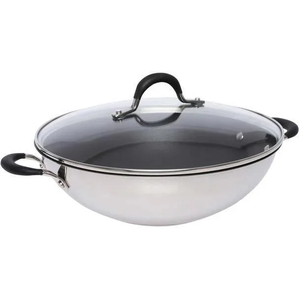 Meyer SuperSteel Wok with Lid - 13"/32cm 3502-32-00