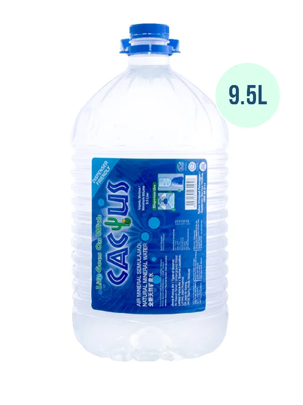 CACTUS MINERAL WATER 9.5L