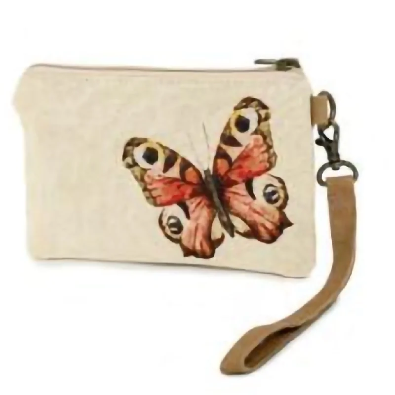 Cott N Curls : Wristlet in Monarch Butterfly