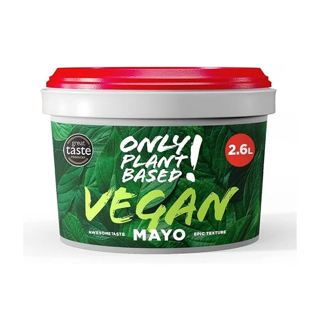 Only! Plant Based Vegan Mayonnaise Sauce Catering Tub 2.6L