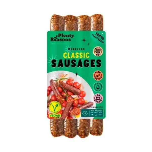 Plenty Reasons Classic Meatless Sausages 180g - Summer Special