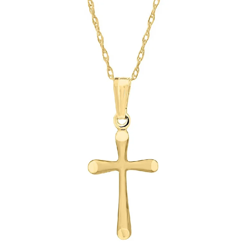 LeStage® Cape Cod : 14K Gold Domed Cross