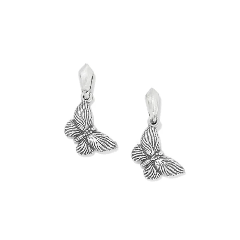 Brighton : Bloom Butterfly Petite Post Drop Earrings