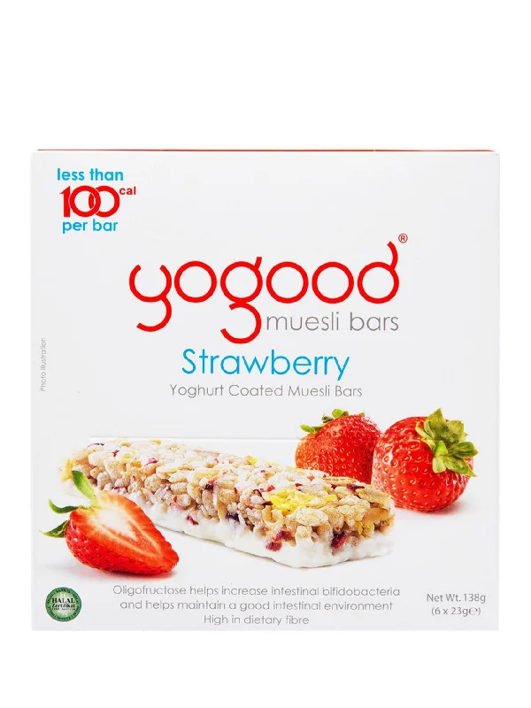 YOGOOD STRAWBERRY MUESLI BAR 138G