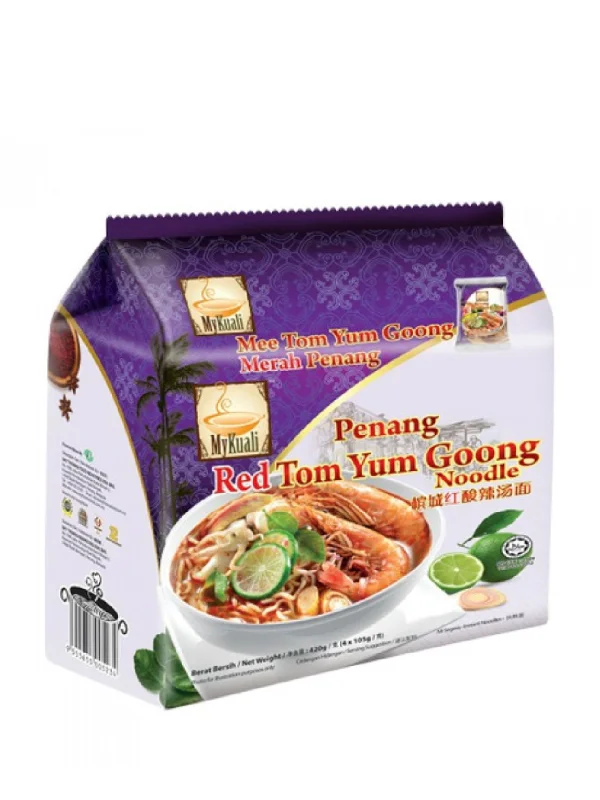 MYKUALI PENANG RED TOM YAM GONG 4X105GM