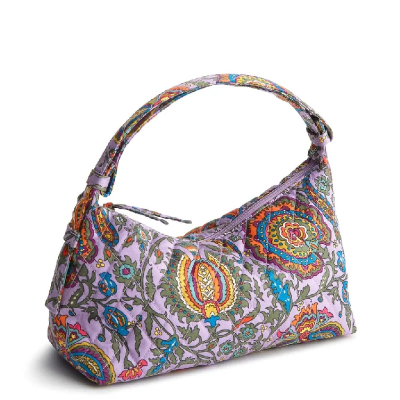 Vera Bradley : Roxbury Crescent Shoulder Bag - Marrakesh in Cotton Gabardine