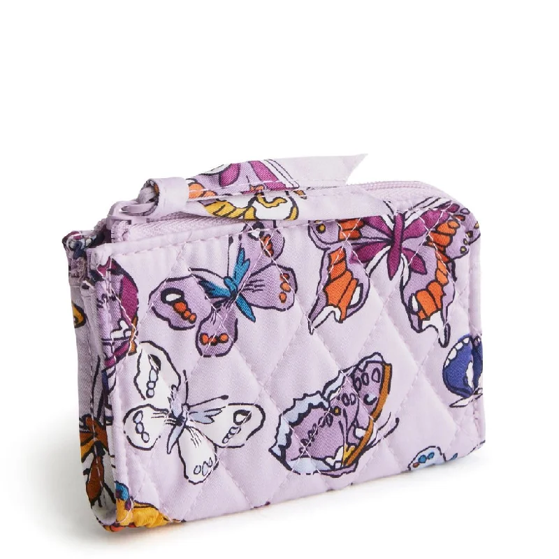 Vera Bradley : Zip Card Pouch - Wing In Flight in Cotton Gabardine