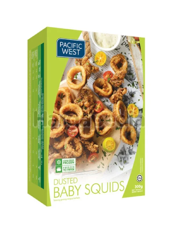 PACIFIC WEST DUSTED BABY SQUIDS 300GM