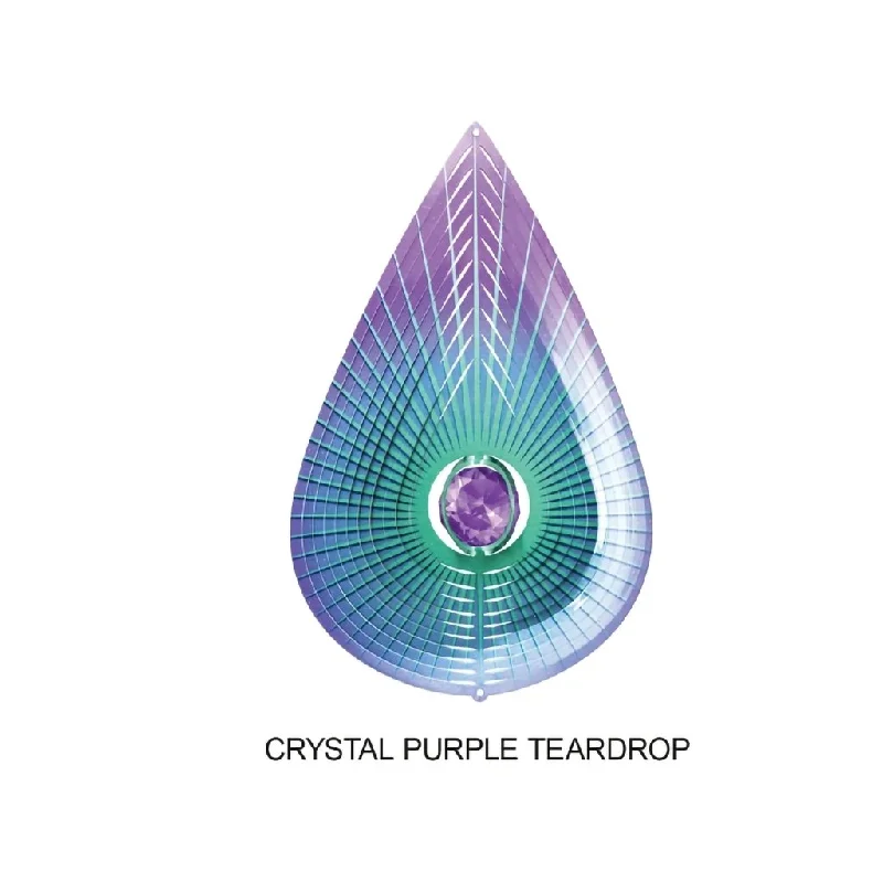 Spinfinity : Purple Crystal Teardrop