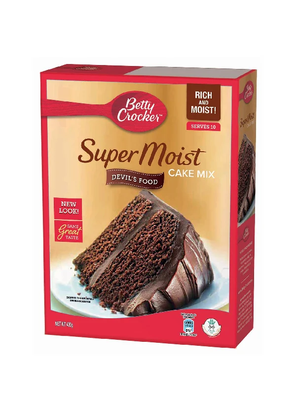 BETTY CROCKER SUPERMOIST CAKE MIX DEVIL 430G