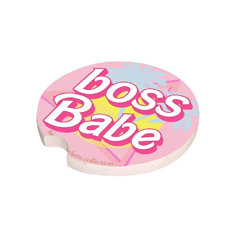 Simply Southern : Car Coaster -Boss Babe