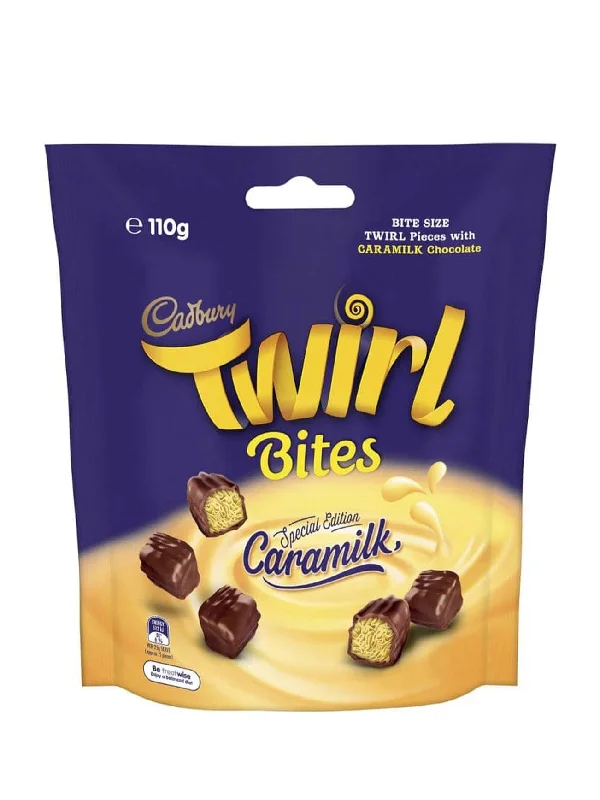 CADBURY TWIRL CARAMILK BITES 130G