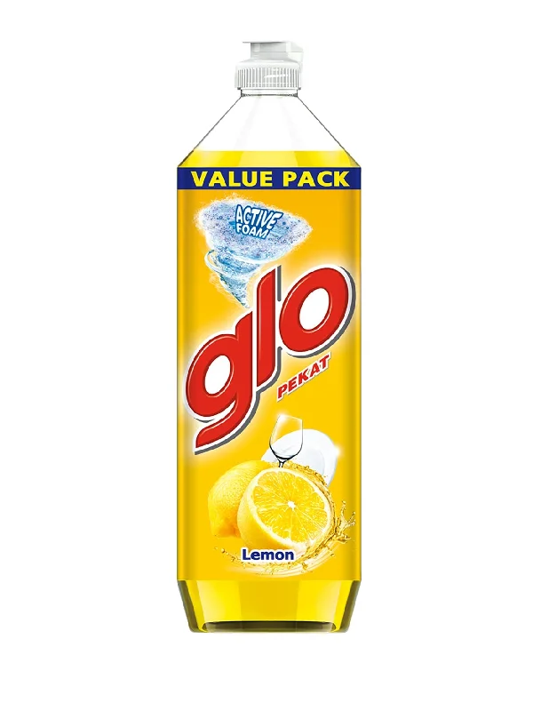 GLO DISHWASHING LIQUID LEMON 1.2L