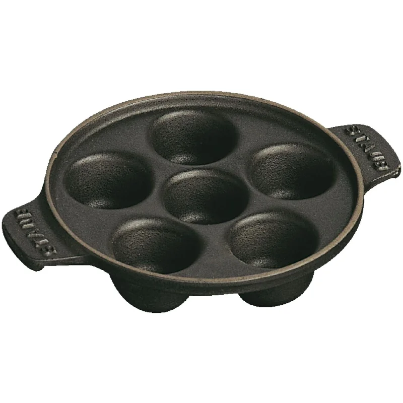 Staub Cast Iron Escargot Dish with Six Holes - 14 cm 40509-550