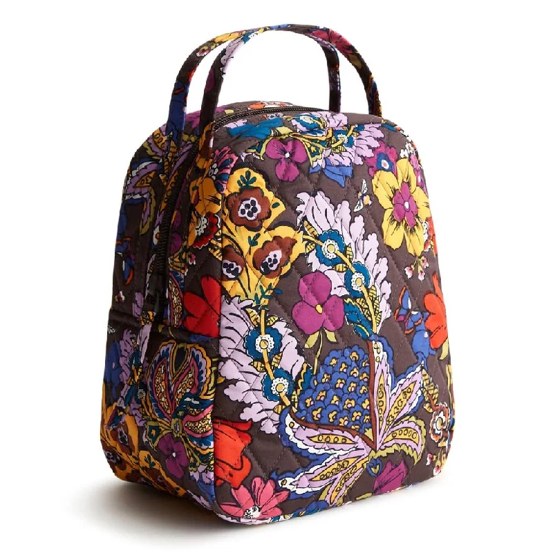 Vera Bradley : Lunch Tote - Colorful Bouquet in Cotton Gabardine