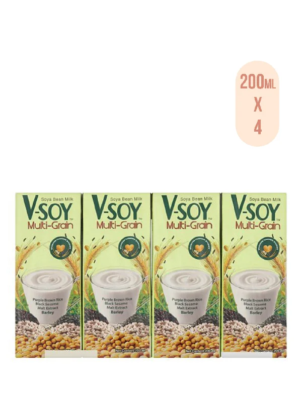 V-SOY MULTIGRAIN SOYA BEAN 4X200ML