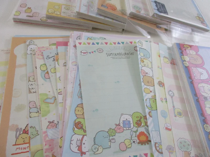 Grab Bag San-X 4 x 6 in Note Paper: 70 pcs San-X Memo SUMIKKO GURASHI