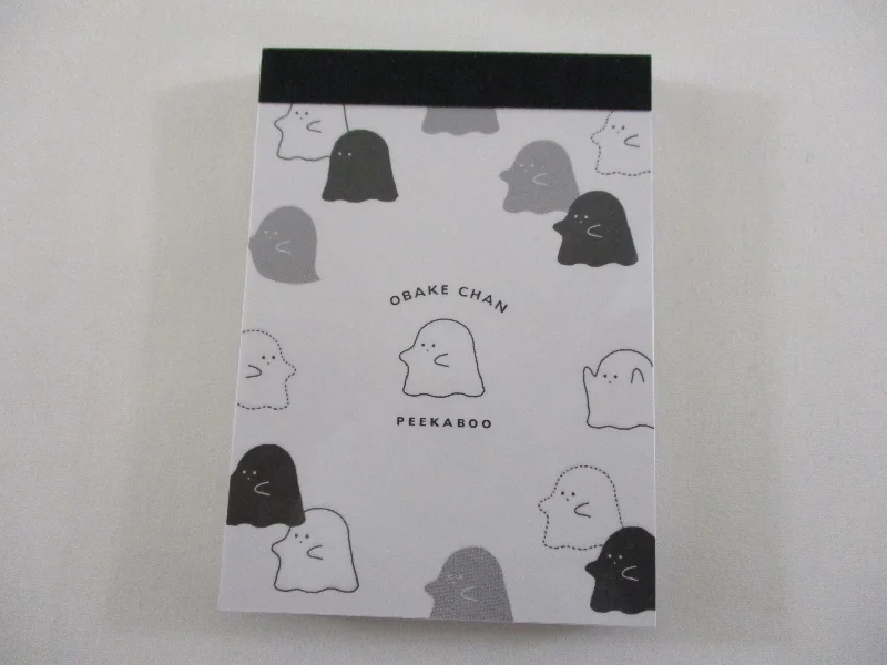 Cute Kawaii Q-Lia Ghost Obake Chan Mini Notepad / Memo Pad - Stationery Design Writing Paper Collection