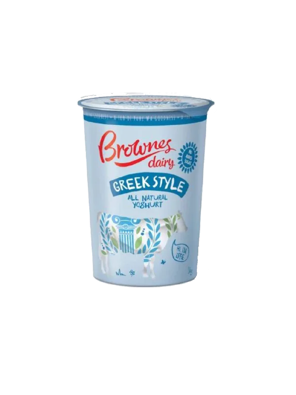 BROWNES GREEK STYLE YOGURTS 1KG