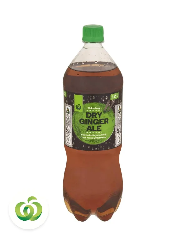 WOOLWORTHS DRY GINGER ALE 1.25L