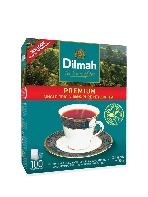 DILMAH PREMIUM TAG TEABAG 100X2G