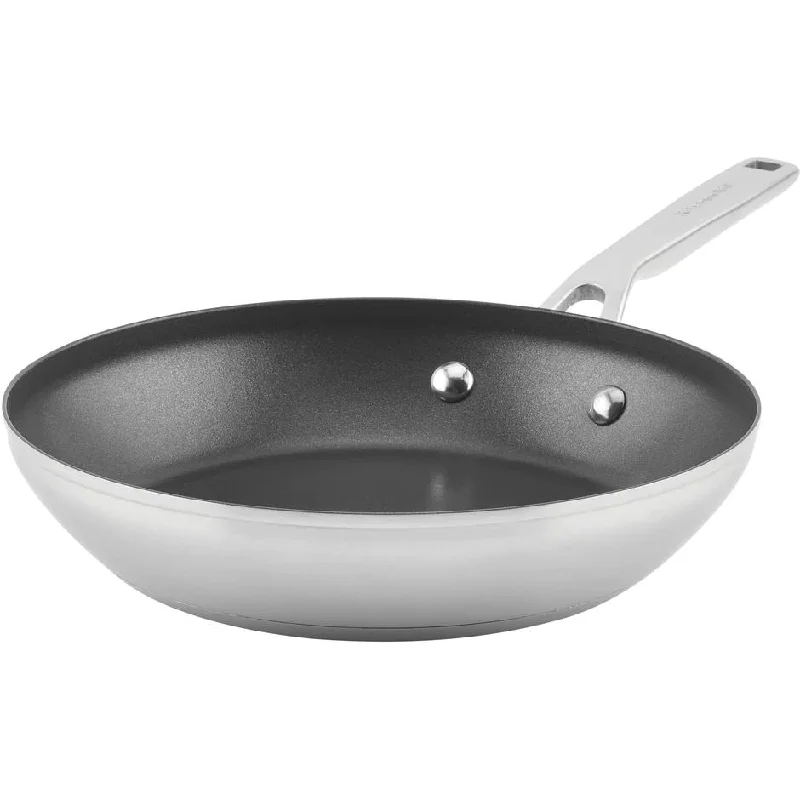 KitchenAid 9.5in 3-Ply Base Stainless Steel Non-Stick Frying Pan 71008