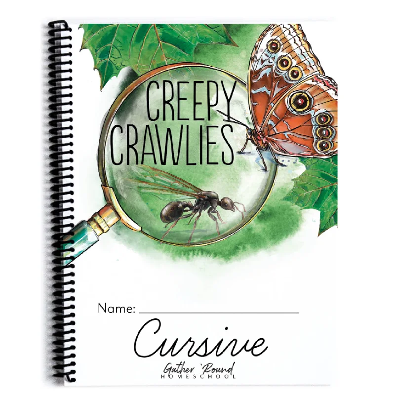 Creepy Crawlies Printed Cursive Writing Book