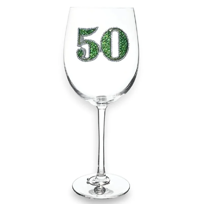 The Queens' Jewels : 50th Birthday Jeweled Glassware – Stemmed