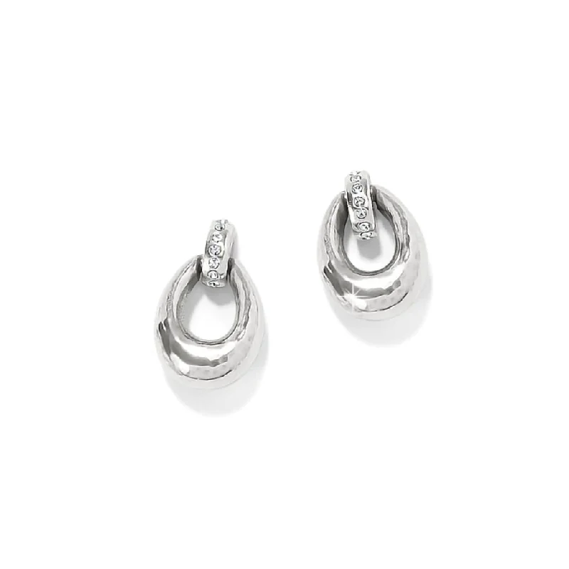 Brighton : Meridian Orbit Oval Mini Post Earrings