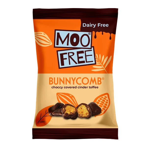 Moo Free Dairy-Free Bunnycomb Choccy Rocks 35g (16pk)