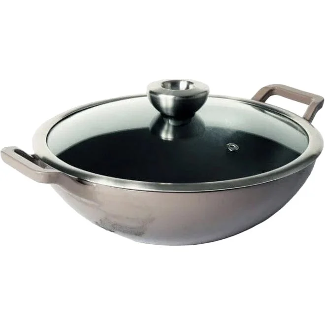 Meyer Enamel Cast Iron Kadai, 26cm 48603-C